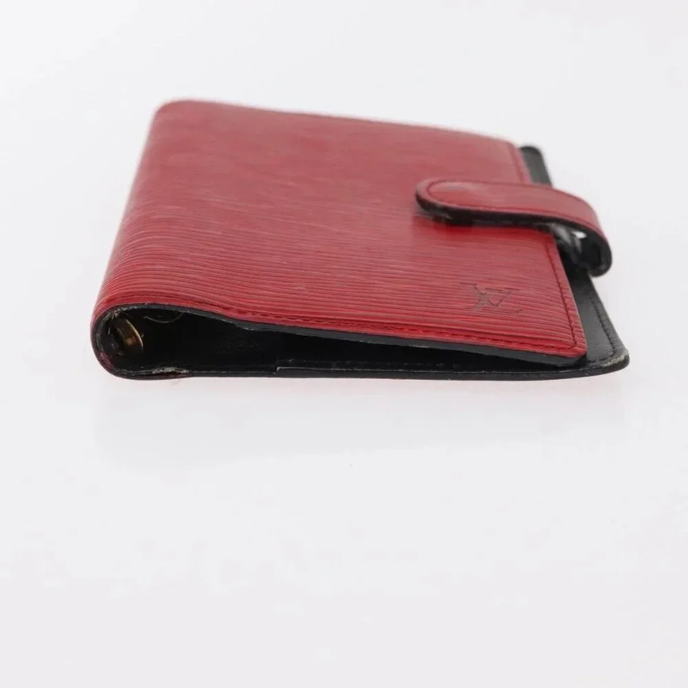 LOUIS VUITTON Epi Agenda PM Day Planner Cover Red